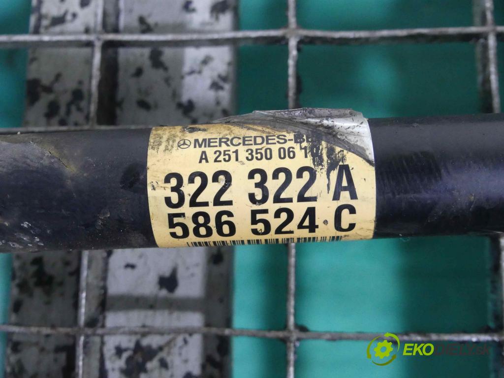 Mercedes R W251 2005-2013 3.0 CDI 224hp automatic 165 kW 2987 cm3 5- poloos pravé A2513500610 (Poloosy)