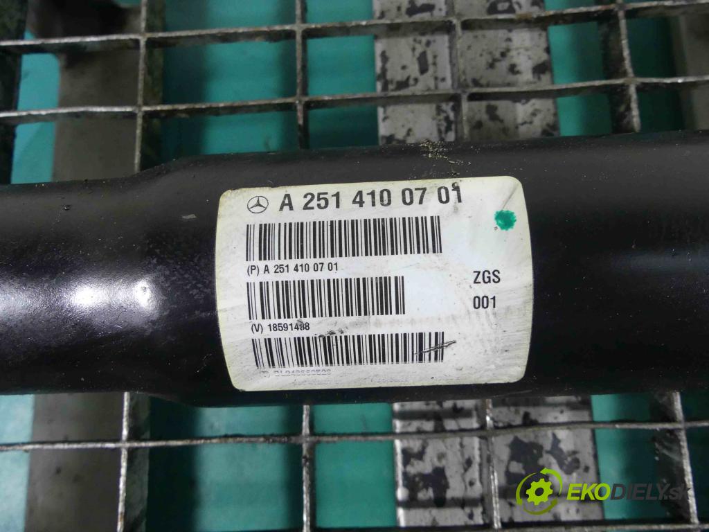 Mercedes R W251 2005-2013 3.0 CDI 224hp automatic 165 kW 2987 cm3 5- Hřídel: motorovy A2514100701 (Kardaňové hriadele)