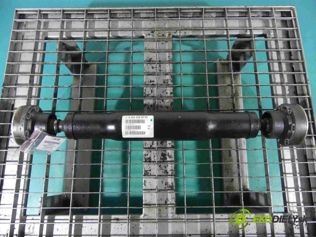 Mercedes R W251 2005-2013 3.0 CDI 224hp automatic 165 kW 2987 cm3 5- Hřídel: motorovy A2514100701 (Kardaňové hriadele)