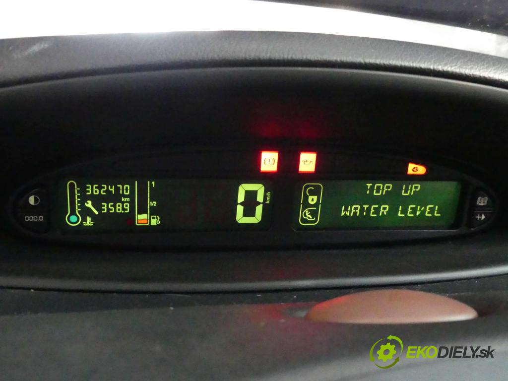 Citroen Xsara Picasso 2.0 hdi 90 HP manual 66 kW 1997 cm3 5- prístrojovka/ budíky 9652496780 (Prístrojové dosky, displeje)