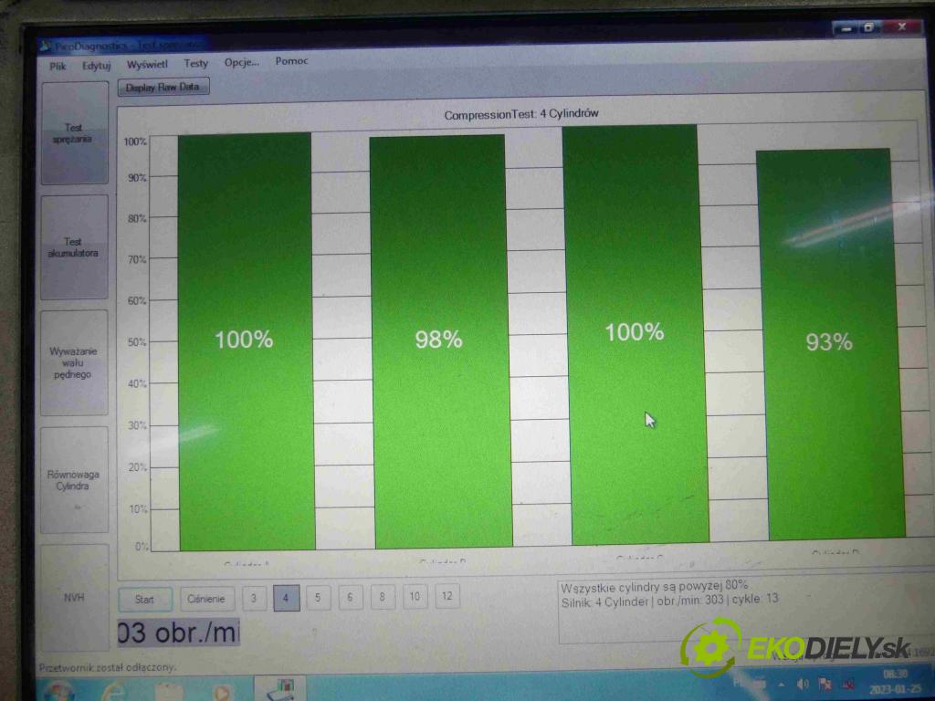 Citroen Berlingo I 1996-2008 1.9d 68 hp manual 50 kW 1905 cm3 5- motor diesla DJY