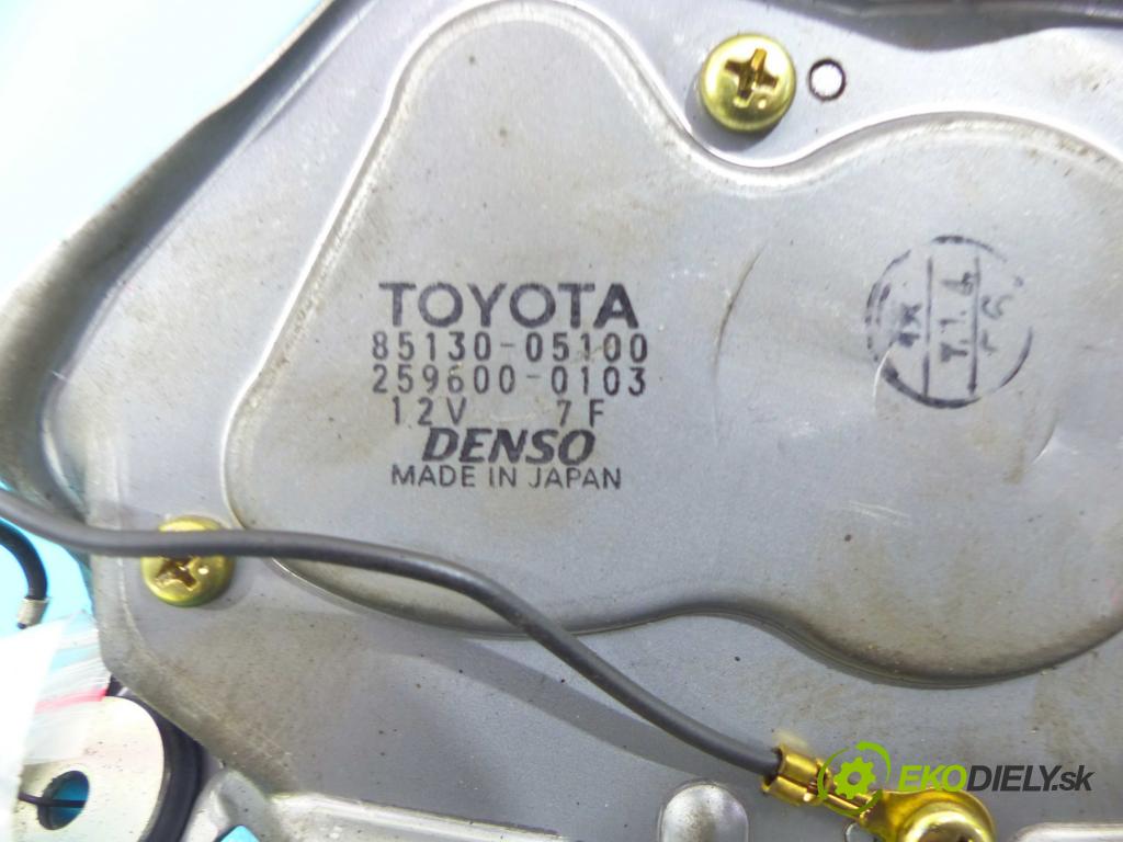 Toyota Avensis II T25 2003-2008 2.0 D4D 116 HP manual 85 kW 1995 cm3 5- motor stieračov zadné 85130-05100