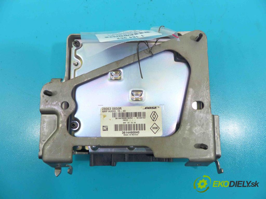 Renault Talisman 2015-2022 1.6 dci 131 HP automatic 96 kW 1598 cm3 4- Zesilovač: 280630850R (Zosilňovače)