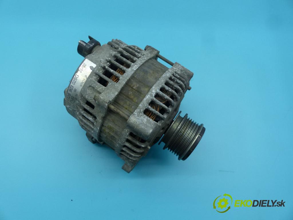 Vw Bora 1.9 tdi 101 hp manual 74 kW 1896 cm3 5- Alternator 028903029G (Alternátory)