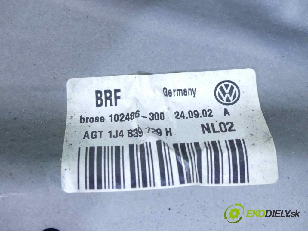 Vw Bora 1.9 tdi 101 hp manual 74 kW 1896 cm3 5- mechanismus stahování zadní levý 1C0959811A