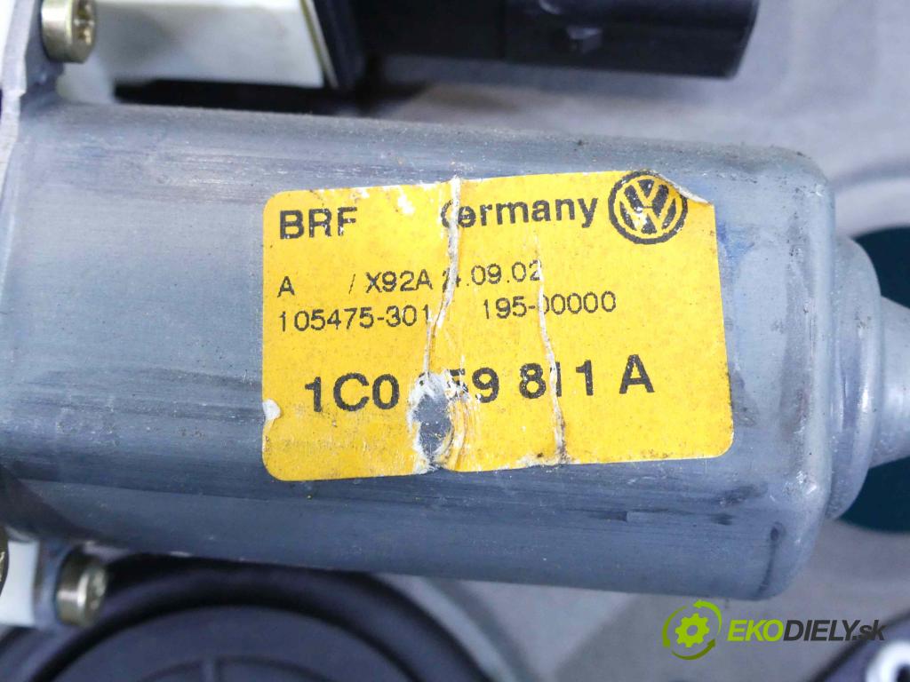 Vw Bora 1.9 tdi 101 hp manual 74 kW 1896 cm3 5- mechanismus stahování zadní levý 1C0959811A