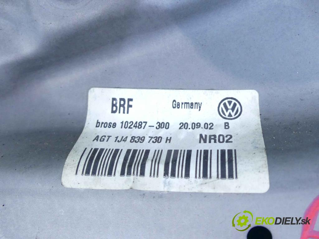 Vw Bora 1.9 tdi 101 hp manual 74 kW 1896 cm3 5- mechanismus stahování zadní pravý 1C0959812A
