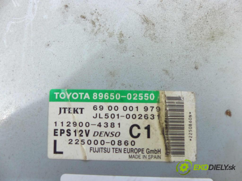 Toyota Auris I 2006-2013 1.4 D4D 90 HP manual 66 kW 1364 cm3 5- modul riadiaca jednotka 89650-02550 (Ostatné)