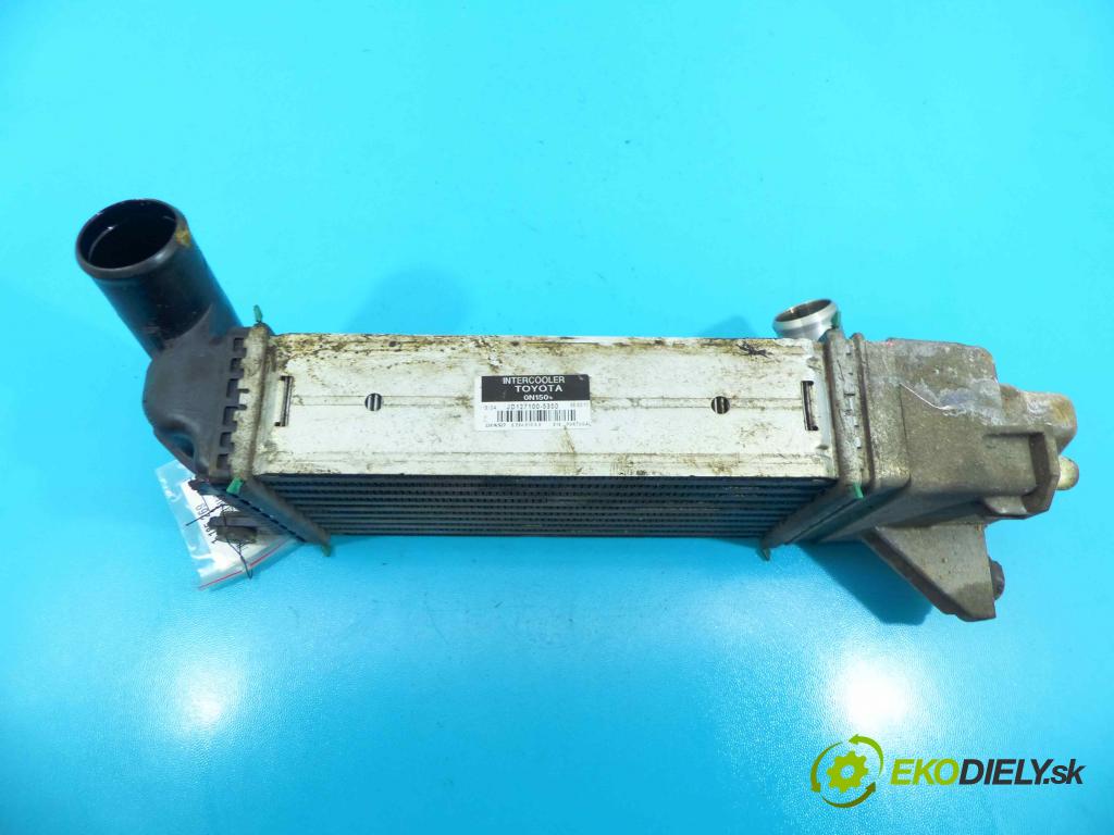 Toyota Auris I 2006-2013 1.4 D4D 90 hp manual 66 kW 1364 cm3 5- Intercooler 127100-5350 (Chladiče nasávaného vzduchu (intercoolery))