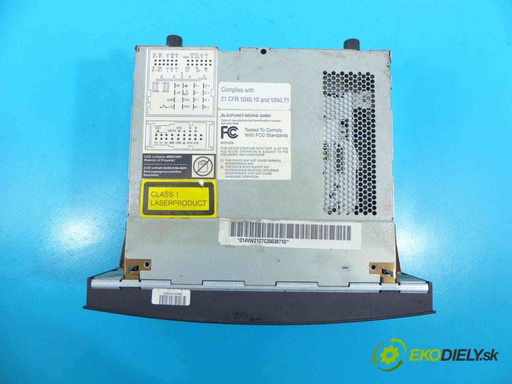 Vw Touareg I 2002-2010 2.5 tdi 174 HP manual 128 kW 2461 cm3 5- Radio továreň: 7L6035191C