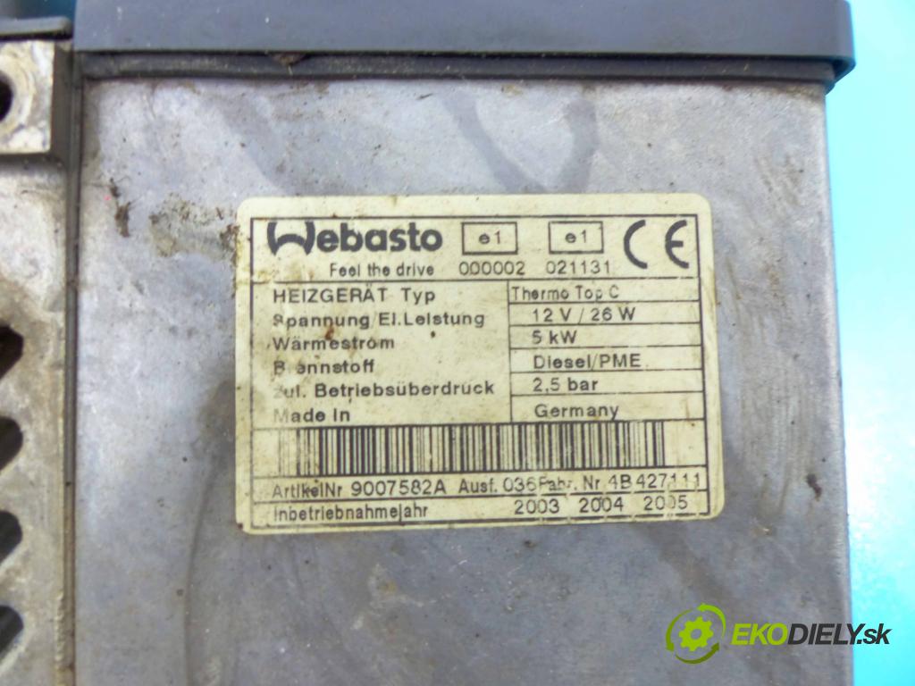 Vw Touareg I 2002-2010 2.5 tdi 174 HP manual 128 kW 2461 cm3 5- Webasto 7L6815071B (Webasto)