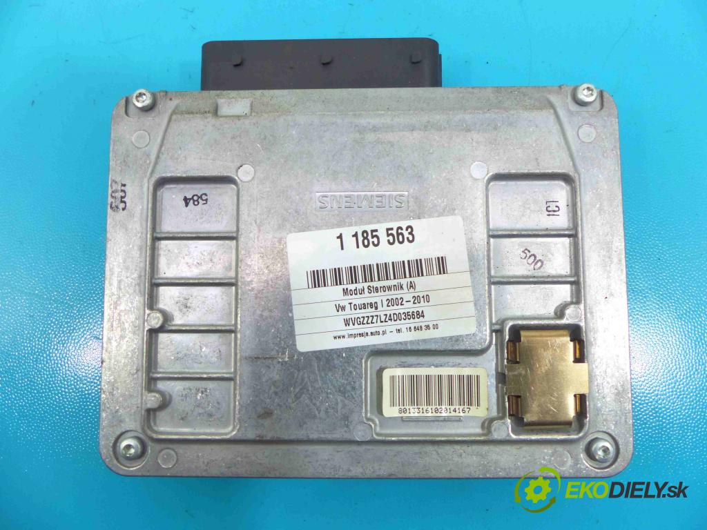 Vw Touareg I 2002-2010 2.5 tdi 174 HP manual 128 kW 2461 cm3 5- modul riadiaca jednotka 0AD927755T (Ostatné)
