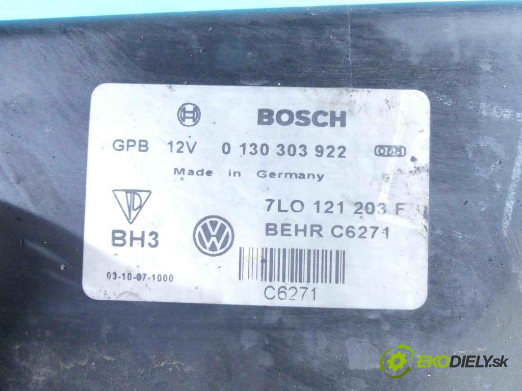 Vw Touareg I 2002-2010 2.5 tdi 174 HP manual 128 kW 2461 cm3 5- Ventilátor chladiča 0130303293