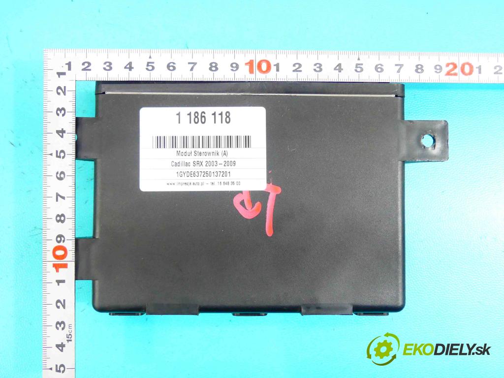 Cadillac SRX 2003-2009 3.6 V6 258 HP automatic 190 kW 3564 cm3 5- modul riadiaca jednotka 25772169 (Ostatné)