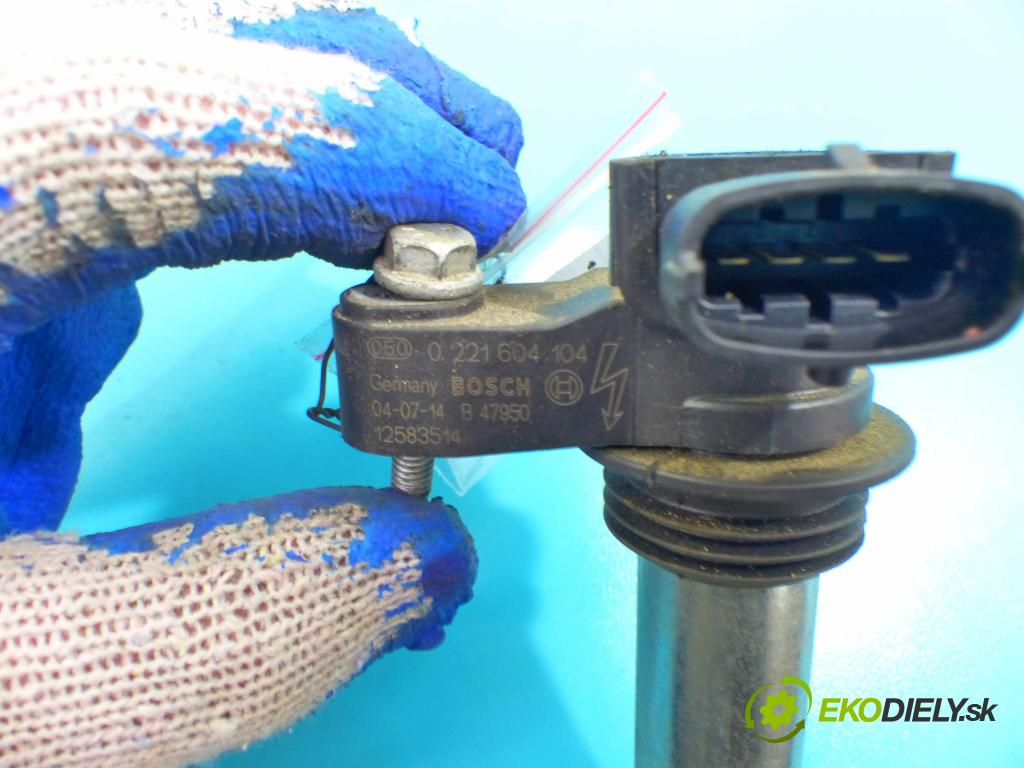 Cadillac SRX 2003-2009 3.6 V6 258 HP automatic 190 kW 3564 cm3 5- cievka zapaľovacia 0221604104 (Zapaľovacie cievky, moduly)