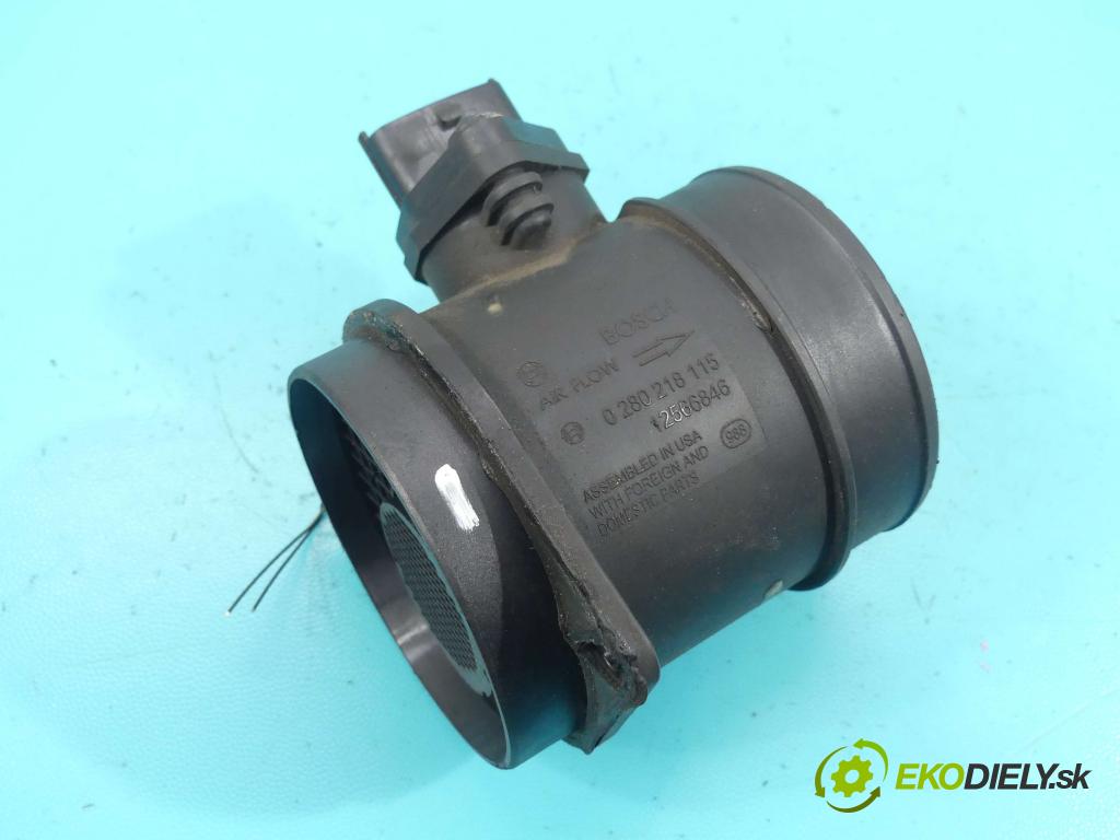 Cadillac SRX 2003-2009 3.6 V6 258 HP automatic 190 kW 3564 cm3 5- průtokoměr: 0280218115 (Váhy vzduchu)