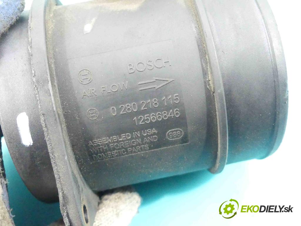 Cadillac SRX 2003-2009 3.6 V6 258 HP automatic 190 kW 3564 cm3 5- průtokoměr: 0280218115 (Váhy vzduchu)