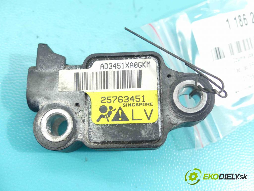 Cadillac SRX 2003-2009 3.6 V6 258 HP automatic 190 kW 3564 cm3 5- snímač šokovat: 25763451 (Snímače nárazu)