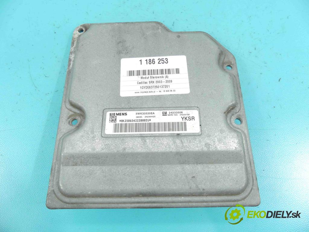 Cadillac SRX 2003-2009 3.6 V6 258 HP automatic 190 kW 3564 cm3 5- modul riadiaca jednotka 24233506 (Ostatné)