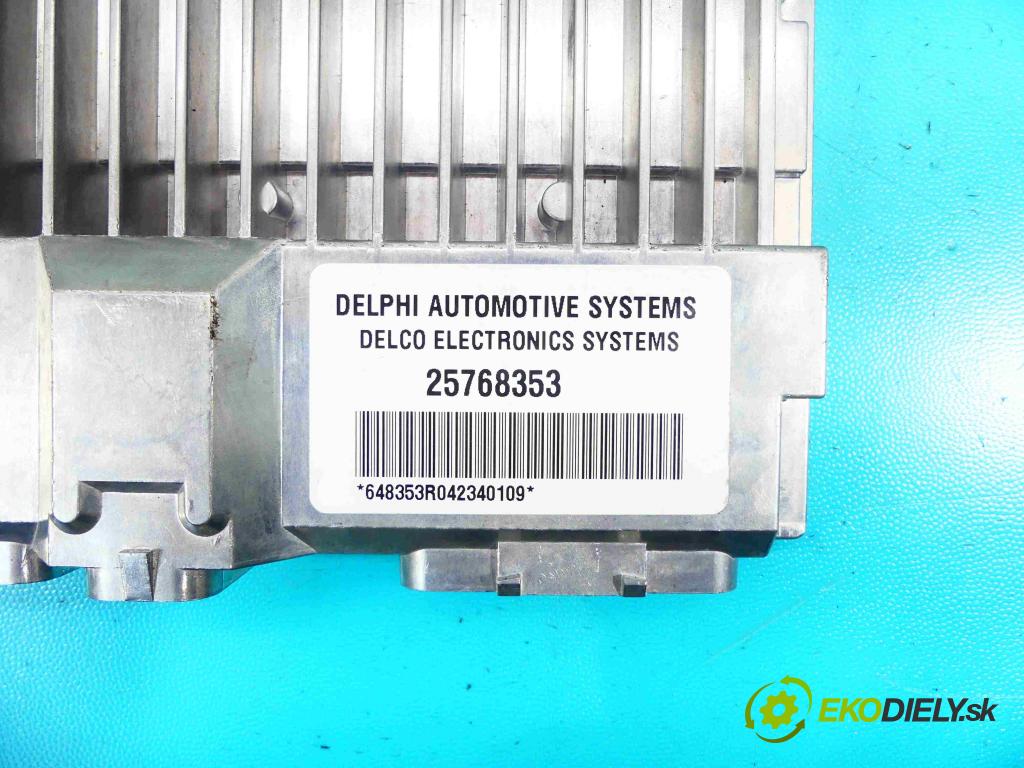 Cadillac SRX 2003-2009 3.6 V6 258 HP automatic 190 kW 3564 cm3 5- modul riadiaca jednotka 25768353 (Ostatné)