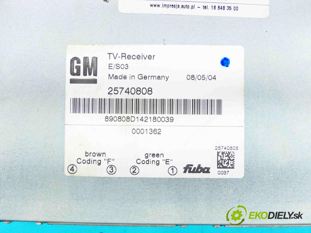 Cadillac SRX 2003-2009 3.6 V6 258 HP automatic 190 kW 3564 cm3 5- modul riadiaca jednotka 25740808 (Ostatné)