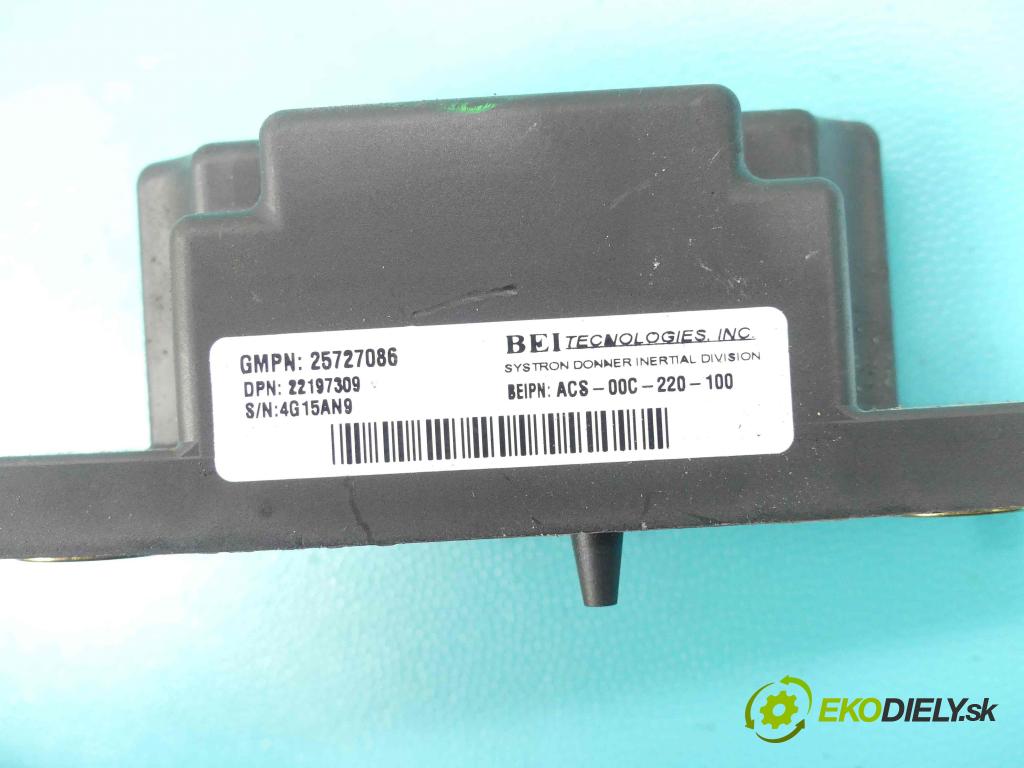 Cadillac SRX 2003-2009 3.6 V6 258 hp automatic 190 kW 3564 cm3 5- snímač ESP 25727086