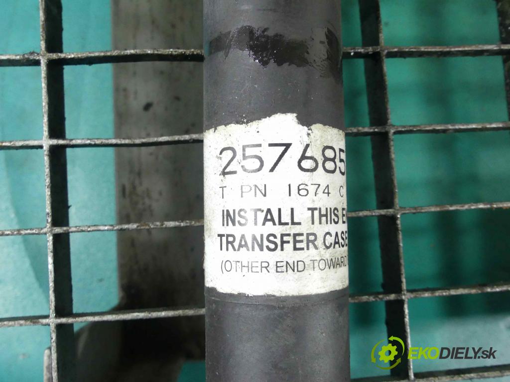 Cadillac SRX 2003-2009 3.6 V6 258 HP automatic 190 kW 3564 cm3 5- Hřídel: 25768518 (Kardaňové hriadele)