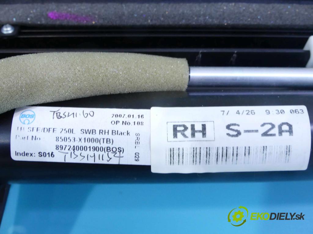 Lexus LS IV 2006-2017 5.0 V8 394KM: automatic 290 kW 4969 cm3 4- roleta 85053-X1000 (Rolety kufra)