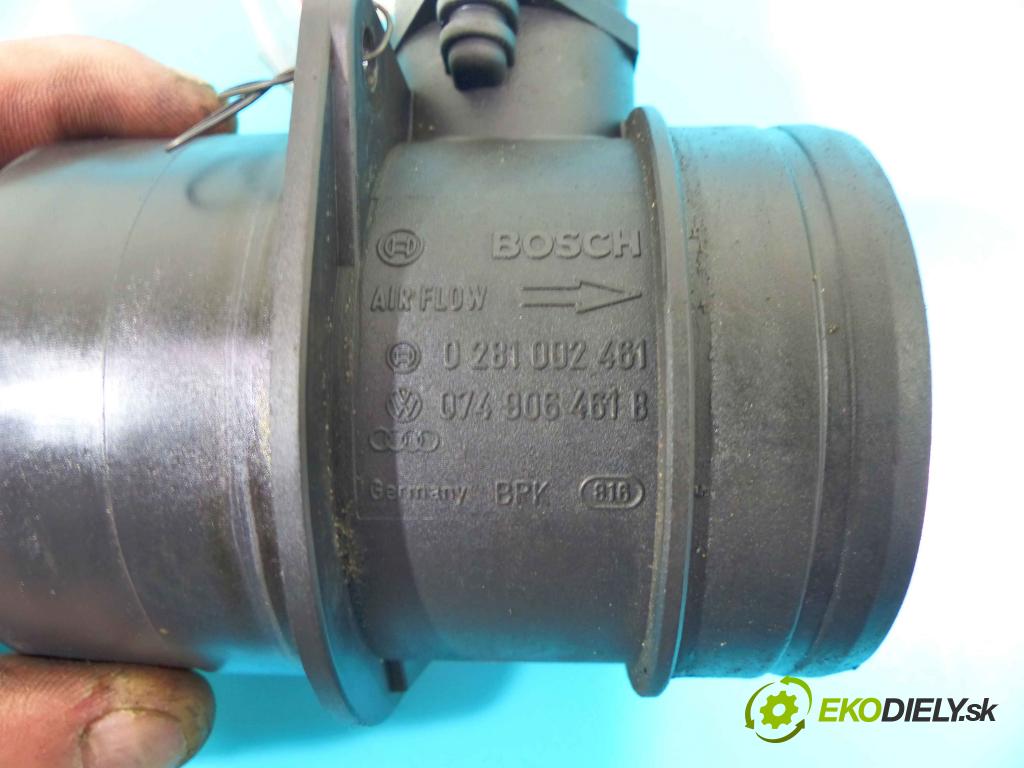 Vw Touareg I 2002-2010 2.5 tdi 174 HP manual 128 kW 2461 cm3 5- průtokoměr: 0281002461 (Váhy vzduchu)