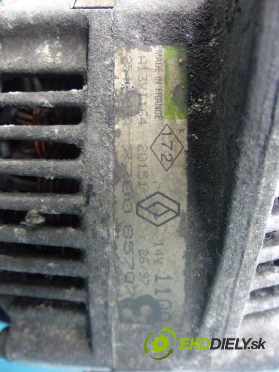 Renault Scenic I 1996-2003 1.9 td 90 hp manual 66 kW 1870 cm3 5- Alternator 770085707 (Alternátory)