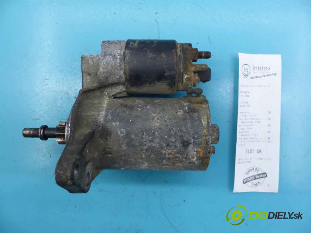 Vw Golf III 1991-1998 1.6 101 HP manual 74 kW 1595 cm3 5- štartér  (Štartéry)