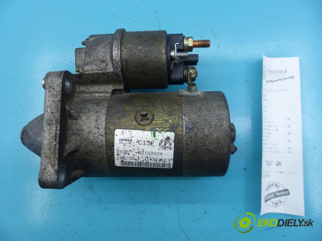 Fiat Siena 1.2 73 HP manual 54 kW 1242 cm3 4- štartér 63103024 (Štartéry)