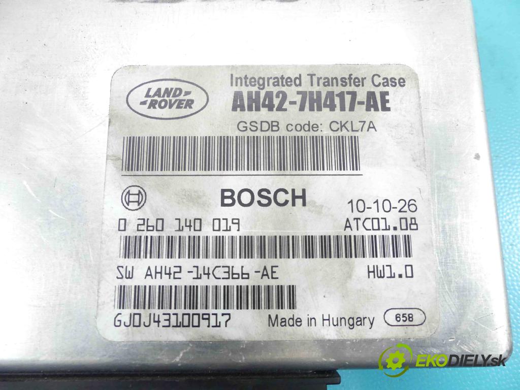 Land rover Range Rover III L322 02-12 3.0 D V6 245KM automatic 180 kW 2993 cm3 5- modul riadiaca jednotka AH42-7H417-AE (Ostatné)