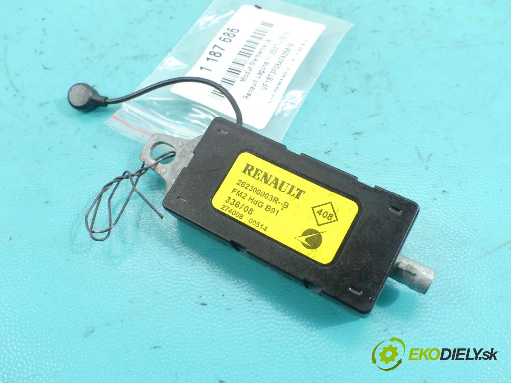 Renault Laguna III 2007-2015 2.0 dci 173KM manual 127 kW 1995 cm3 5- Zesilovač: 282300003R-B (Zosilňovače)