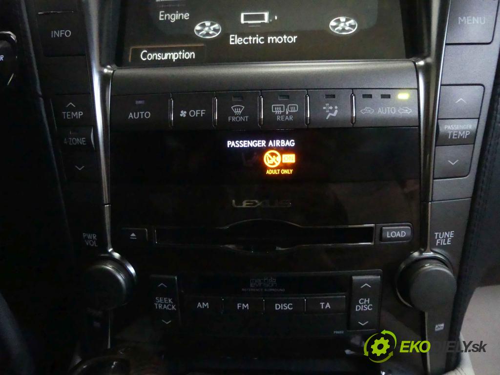 Lexus LS IV 2006-2017 5.0 V8 394KM: automatic 290 kW 4969 cm3 4- Radio originál 86120-50F30