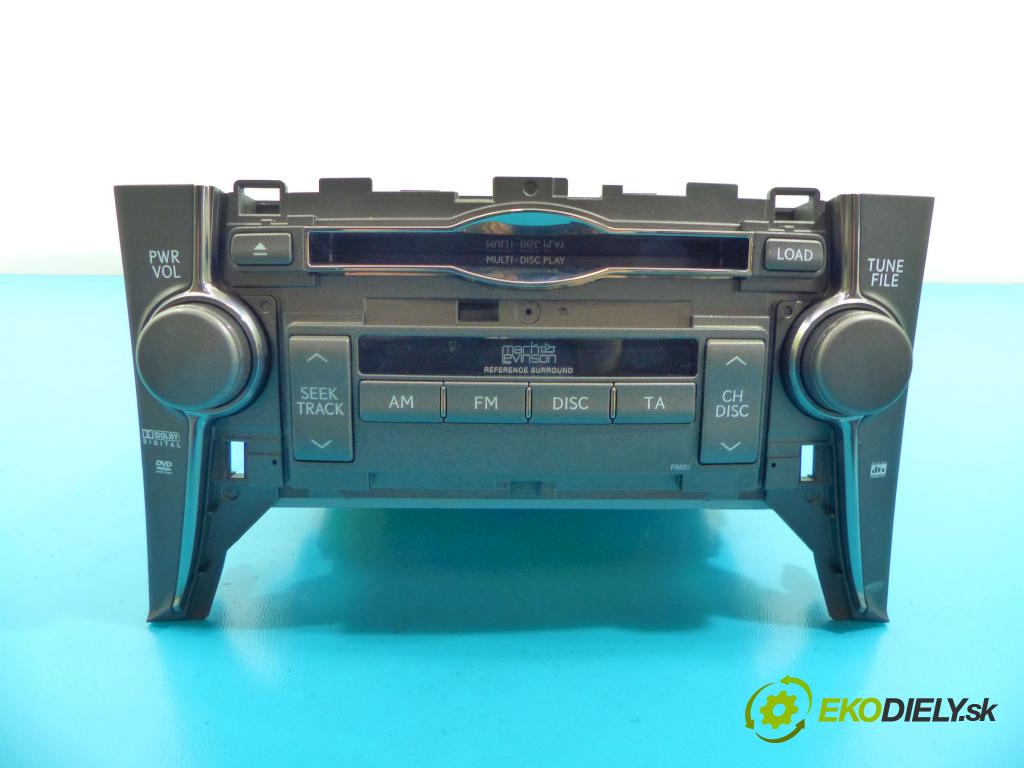 Lexus LS IV 2006-2017 5.0 V8 394KM: automatic 290 kW 4969 cm3 4- Radio originál 86120-50F30