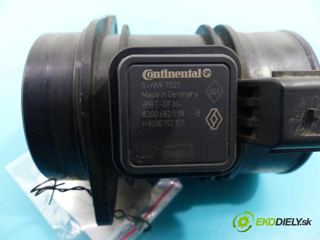 Renault Megane III 2008-2016 1.5 DCI 106 HP manual 78 kW 1461 cm3 5- průtokoměr: 8200682558-B (Váhy vzduchu)