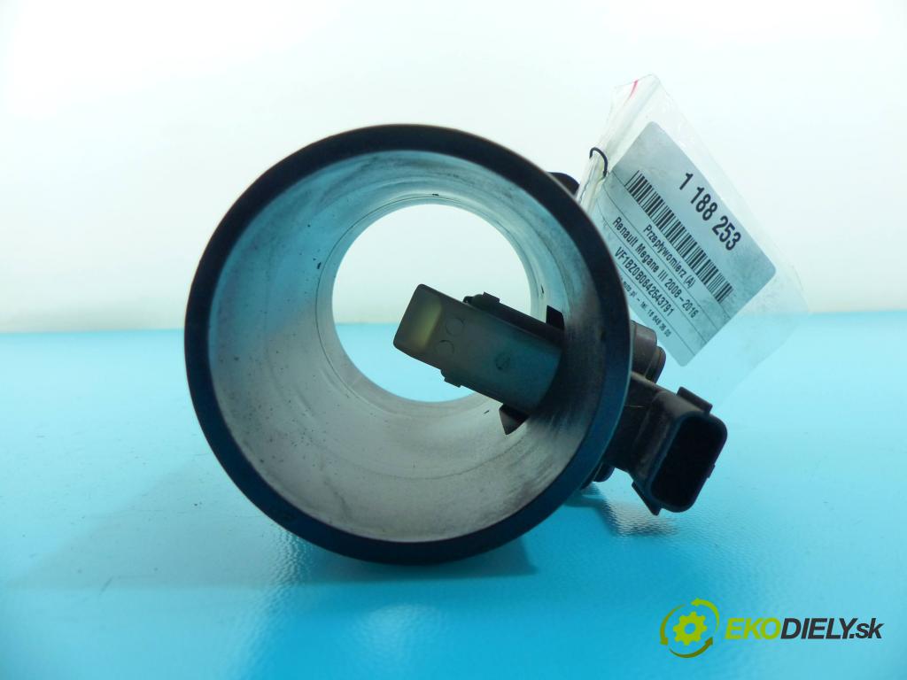 Renault Megane III 2008-2016 1.5 DCI 106 HP manual 78 kW 1461 cm3 5- průtokoměr: 8200682558-B (Váhy vzduchu)