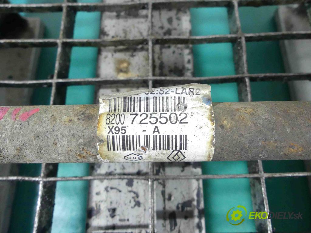 Renault Megane III 2008-2016 1.5 DCI 106 HP manual 78 kW 1461 cm3 5- poloos ľavé 8200725502 (Poloosy)