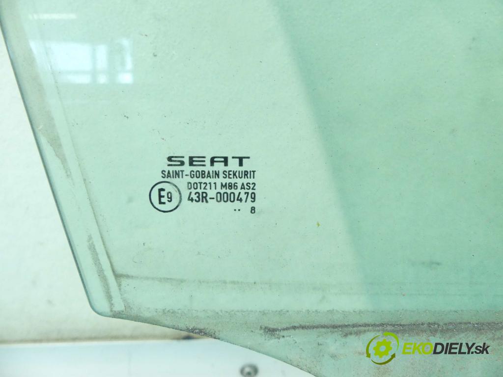 Seat Ibiza IV 6J 2008-2017 1.4 16v 86 HP manual 63 kW 1390 cm3 5- sklo dvere predné pravé