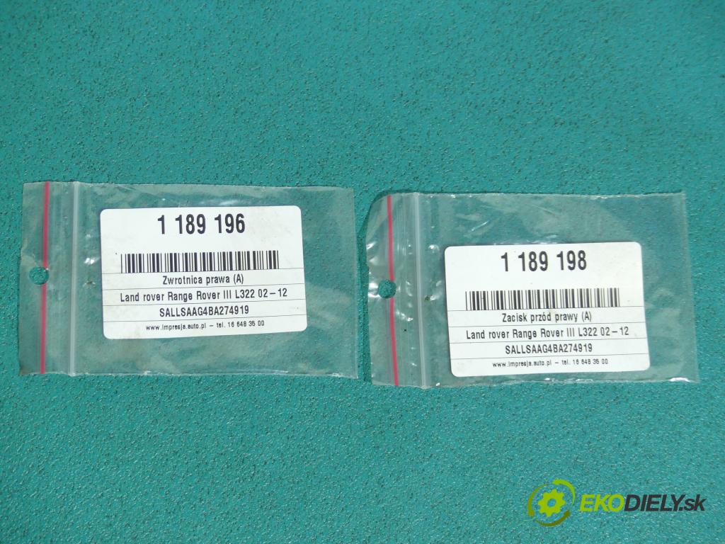 Land rover Range Rover III L322 02-12 3.0 D V6 245KM automatic 180 kW 2993 cm3 5- náboj pravé  (Náboje)