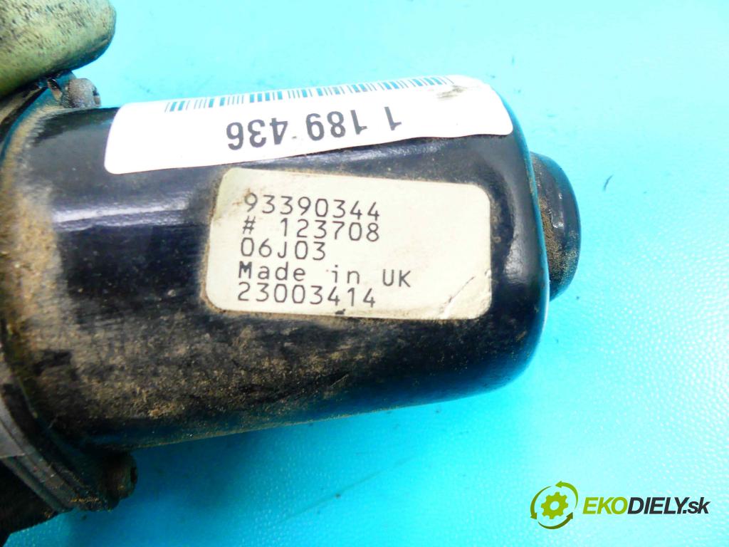 Opel Meriva A 2002-2010 1.7 cdti 101 HP manual 74 kW 1686 cm3 5- motor stieračov predné 23003435