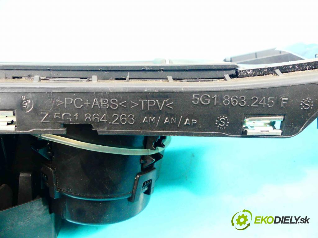 Vw Golf VII 2012-2020 2.0 tdi 150 hp manual 110 kW 1968 cm3 5- kastlík 5G1863245F