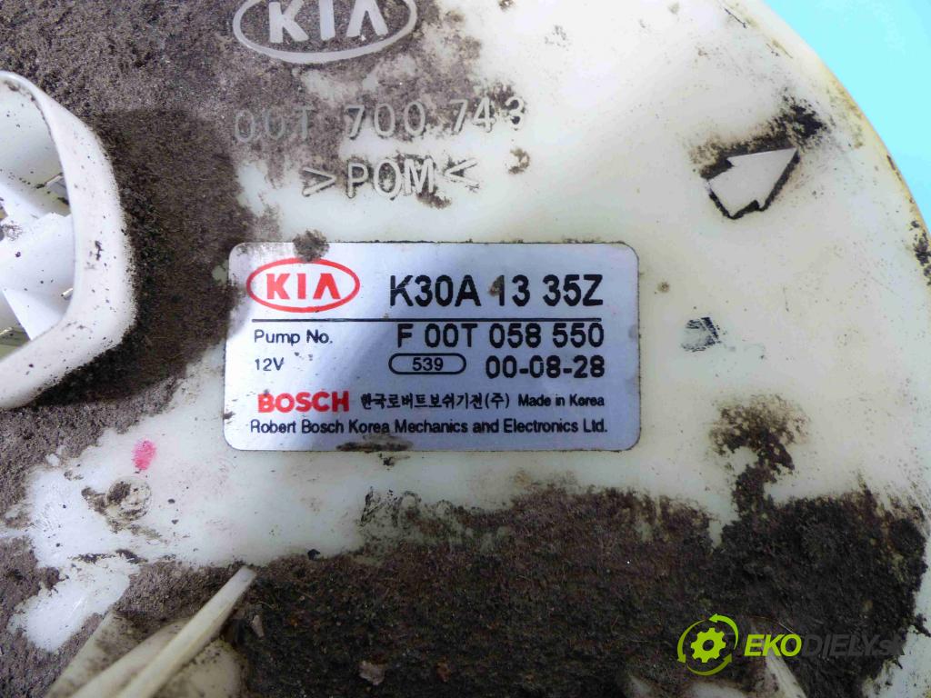 Kia Rio I 1999-2005 1.3 75 hp manual 55 kW 1343 cm3 5- čerpadlo paliva K30A1335Z