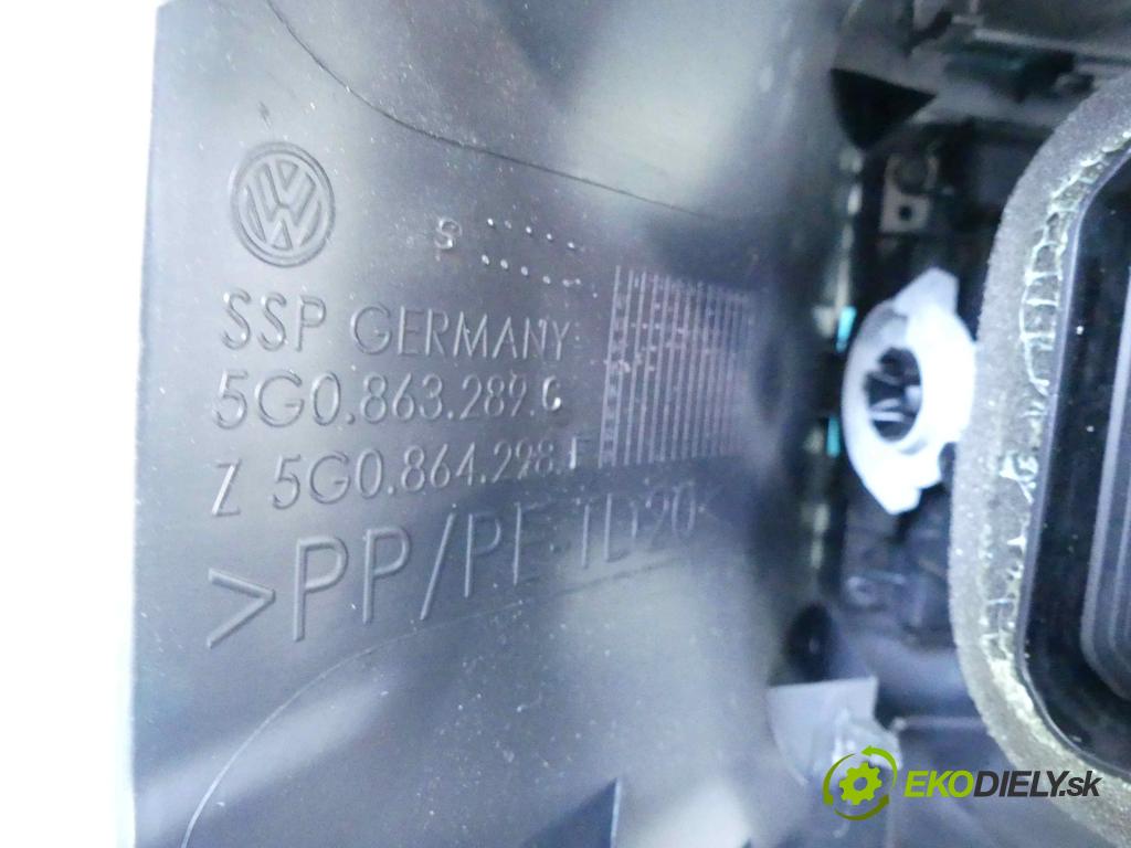 Audi A4 B6 2000-2004 1.9 tdi 131 HP manual 96 kW 1896 cm3 4- operadlo 5G0863289C (Lakťové opierky)