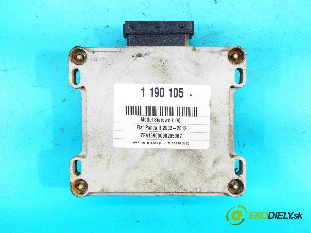 Fiat Panda II 2003-2012 1.1 54 HP manual 40 kW 1108 cm3 5- modul riadiaca jednotka  (Ostatné)