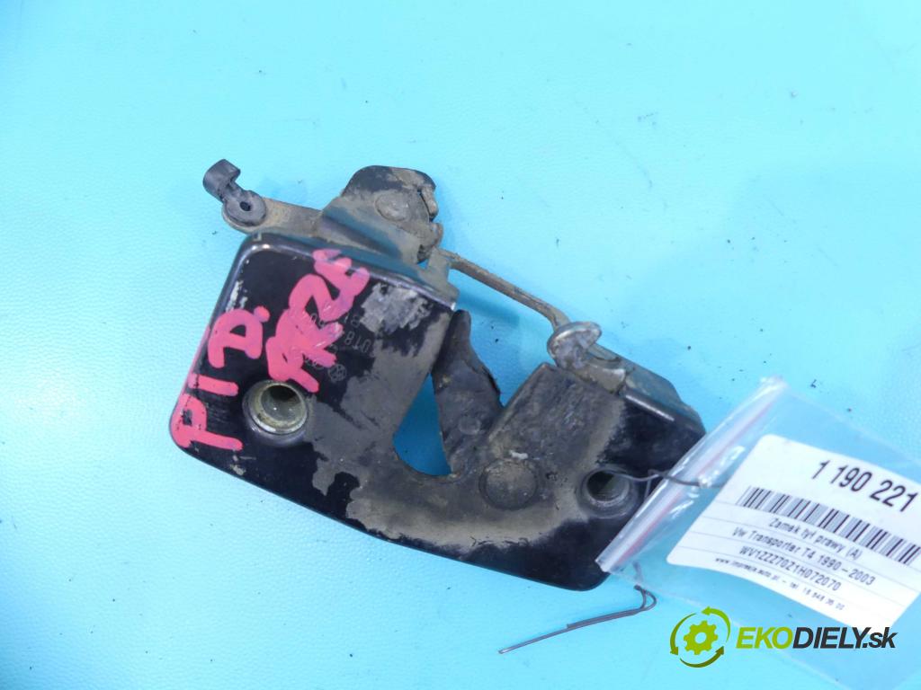 Vw Transporter T4 1990-2003 1.9 TD 68 HP manual 50 kW 1896 cm3 5- zámok zadné pravý 701843604D