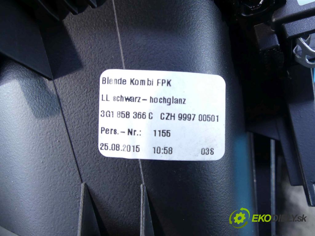 Vw Passat B8 2014 - 2.0 tdi 239KM automatic 176 kW 1968 cm3 5- lišta ozdobná 3G1858366C
