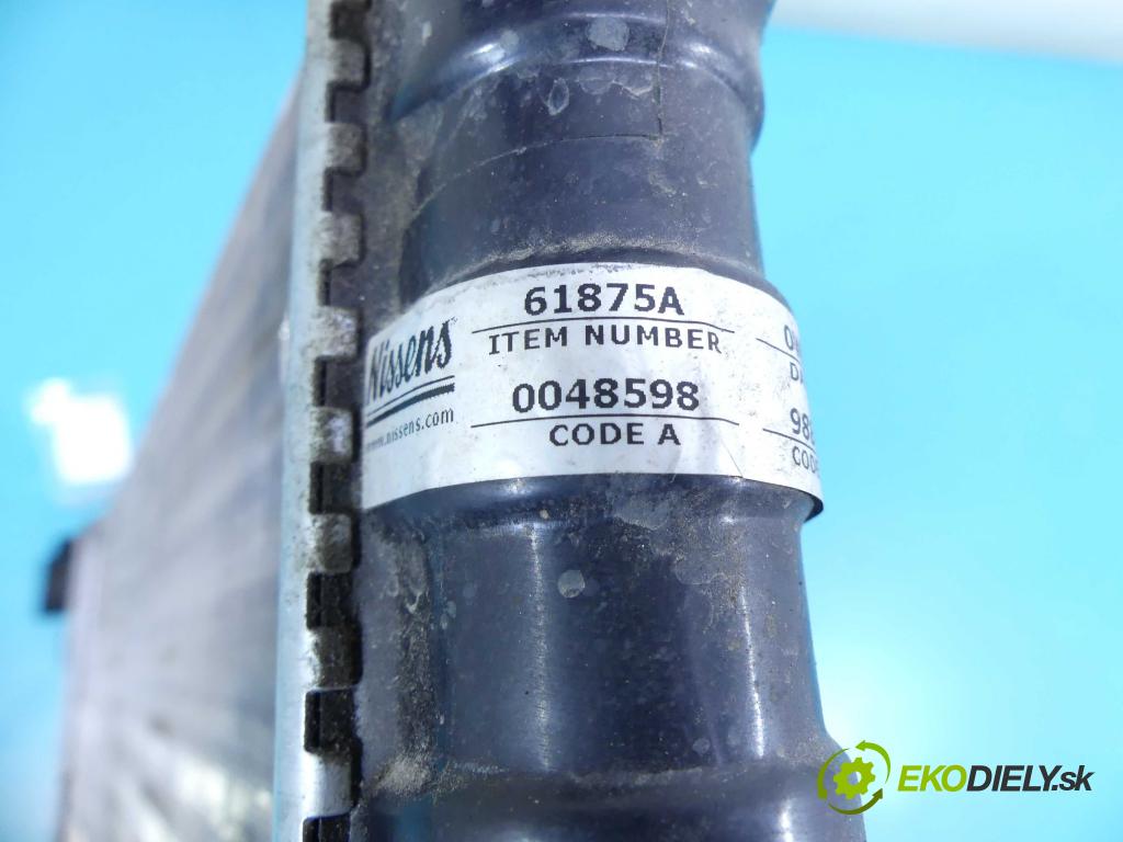 Citroen Evasion 2.0 8v 121KM manual 89 kW 1997 cm3 5- chladič 61875A (Chladiče)