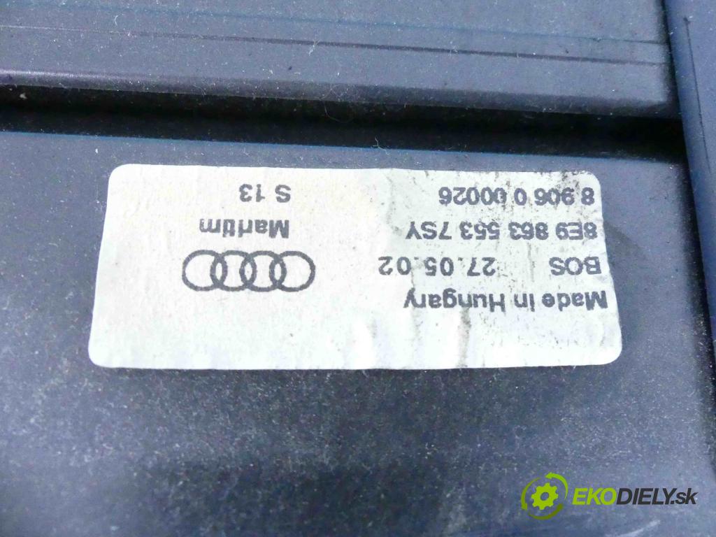Audi A4 B6 2000-2004 2.0 20V 131 hp manual 96 kW 1984 cm3 5- roleta 8E9863553 (Rolety kufru)